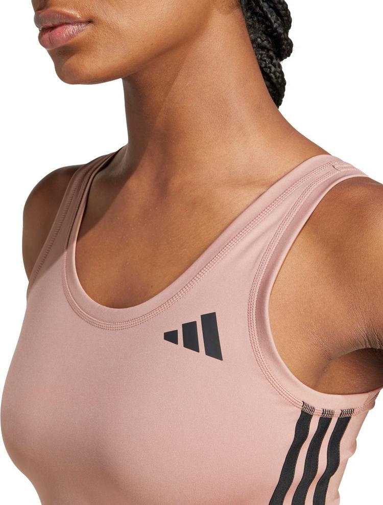 adidas adidas TE 3S CROP Tanktop Damen - warm clay-black - 3 | SportScheck