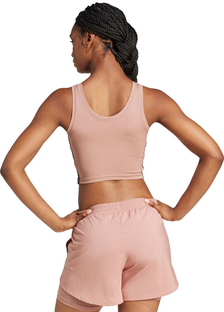 adidas adidas TE 3S CROP Tanktop Damen - warm clay-black - 1 | SportScheck