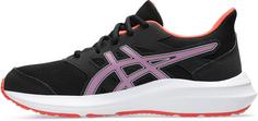 Rückansicht von ASICS JOLT 4 GS Laufschuhe Kinder black-ube