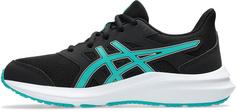 Rückansicht von ASICS JOLT 4 GS Laufschuhe Kinder black-wave teal