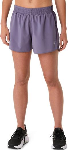 Rückansicht von ASICS CORE Funktionsshorts Damen greyish purple