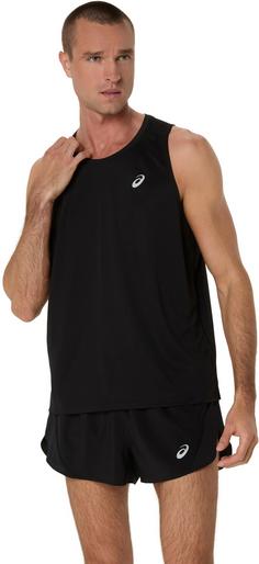 Rückansicht von ASICS CORE Funktionstank Herren performance black