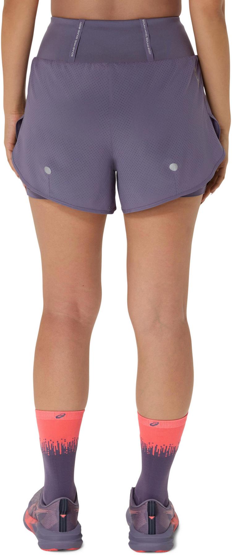 ASICS ASICS ROAD Funktionsshorts Damen - greyish purple - 1 | SportScheck