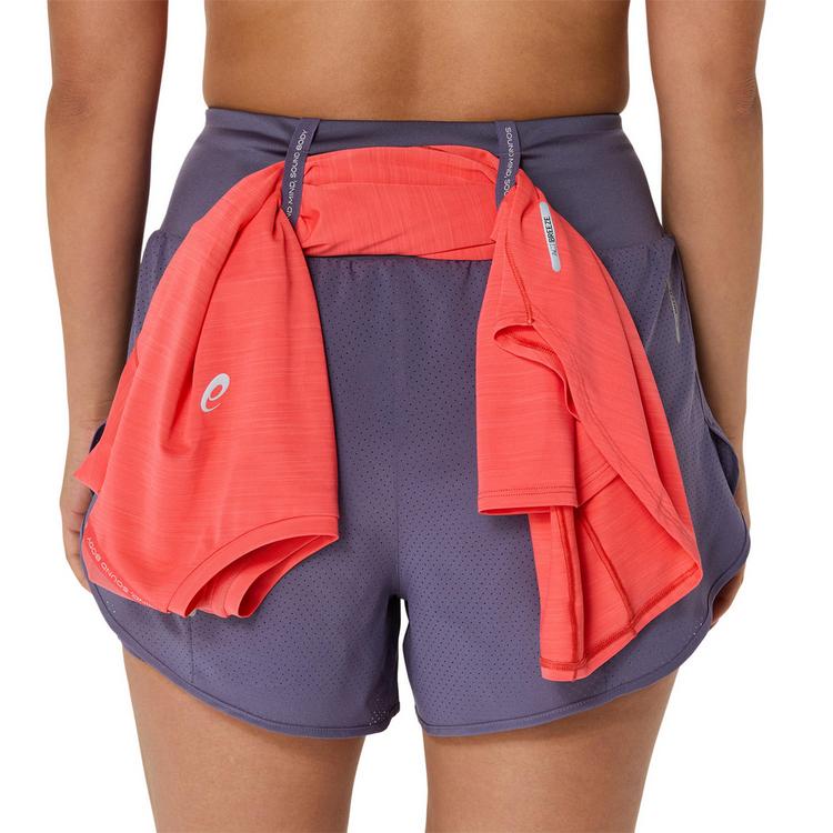 ASICS ASICS ROAD Funktionsshorts Damen - greyish purple - 8 | SportScheck