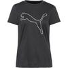 PUMA Train All Day T-Shirt Damen - black heather