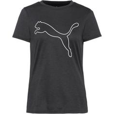 PUMA Train All Day T-Shirt Damen black heather