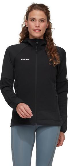 Rückansicht von Mammut Massone Fleecejacke Damen black