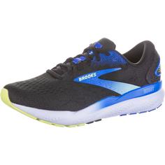 Brooks Ghost 16 Laufschuhe Herren black-cobalt-neo yellow
