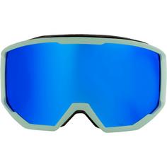 Rückansicht von Bliz Spark Skibrille matte green-brown blue