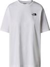 The North Face Essential Oversize Shirt Damen - tnf white