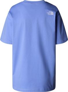 Rückansicht von The North Face Essential Oversize Shirt Damen virtual blue