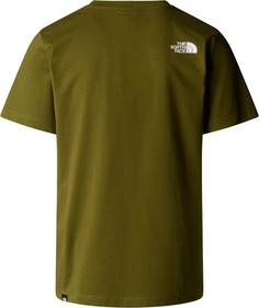 Rückansicht von The North Face EASY T-Shirt Herren forest olive-tnf white