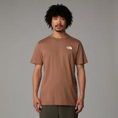 Rückansicht von The North Face Redbox T-Shirt Herren latte-gravel