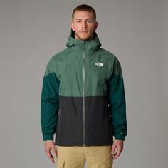 Rückansicht von The North Face LIGHTNING ZIP-IN Funktionsjacke Herren asphalt grey-duck green