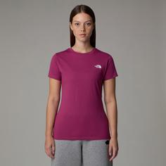 Rückansicht von The North Face SIMPLE DOME T-Shirt Damen cyber berry