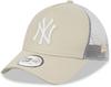 New Era 9forty New York Yankees Trucker Cap - stone-white