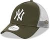 New Era 9forty New York Yankees Trucker Cap - olive-white