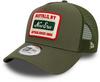 New Era Trucker Patch Cap - olive-olive