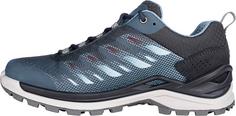 Rückansicht von Lowa GTX Ferrox Low Wanderschuhe Damen navy-eisblau