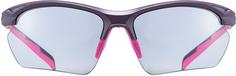 Rückansicht von Uvex sportstyle 802 s V Sportbrille purple-pink