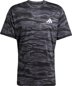 adidas CAMO AOP Funktionsshirt Herren black-grey five