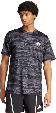 Rückansicht von adidas CAMO AOP Funktionsshirt Herren black-grey five