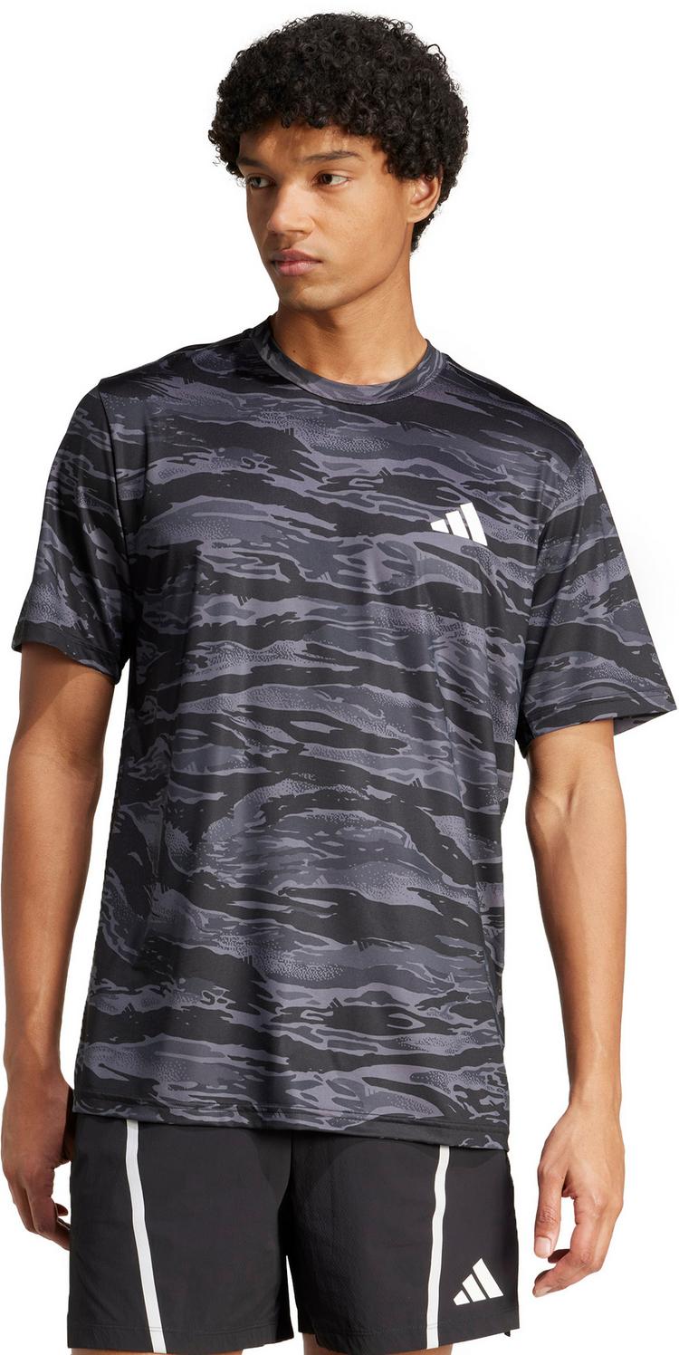 adidas adidas CAMO AOP Funktionsshirt Herren - black-grey five - 0 | SportScheck