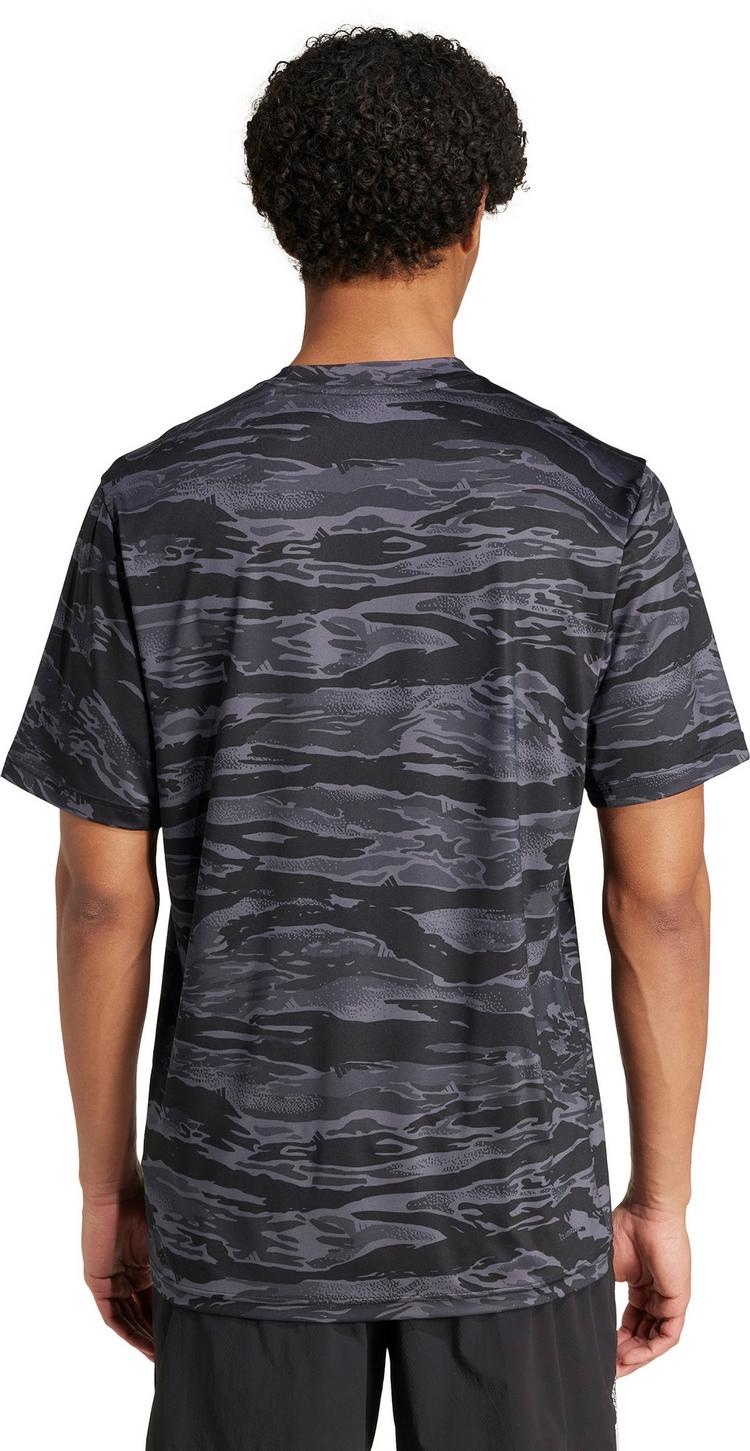 adidas adidas CAMO AOP Funktionsshirt Herren - black-grey five - 1 | SportScheck