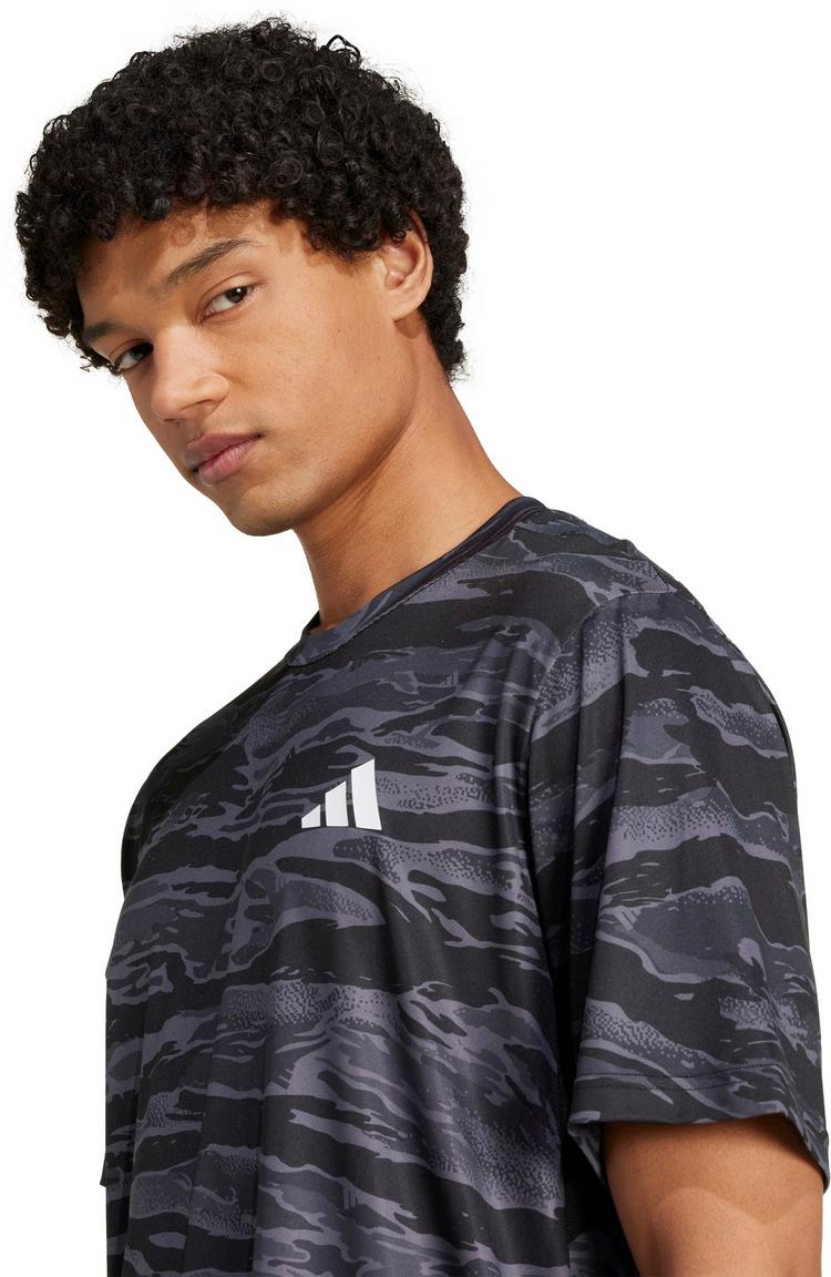 adidas adidas CAMO AOP Funktionsshirt Herren - black-grey five - 3 | SportScheck