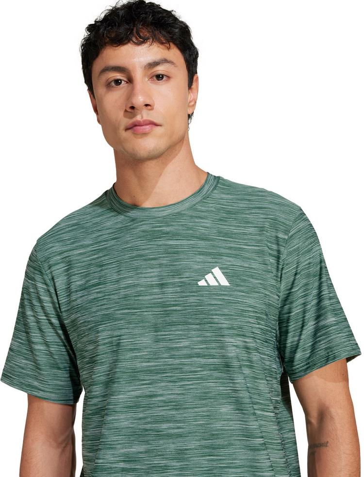 adidas adidas TR-ES STRETCH Funktionsshirt Herren - silver green-collegiate green-white - 3 | SportScheck