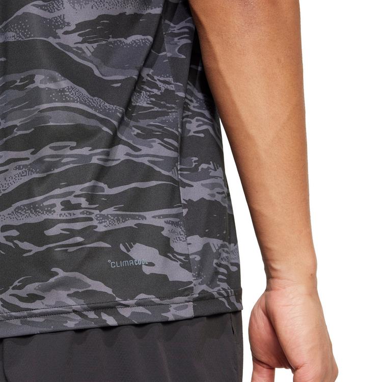 adidas adidas CAMO AOP Funktionsshirt Herren - black-grey five - 4 | SportScheck