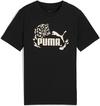 PUMA FLAMING LOVE T-Shirt M&auml;dchen - puma black