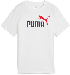 PUMA ESSENTIALS 2 COLOR LOGO T-Shirt Kinder puma white