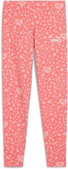 PUMA FLAMING LOVE AOP Leggings Kinder peach frost