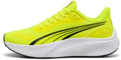 PUMA Pounce Lite Jr Laufschuhe Kinder yellow alert-puma black-puma white