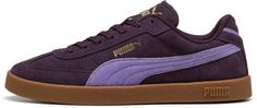 PUMA Club II Era Suede Sneaker Damen midnight plum-lavender alert