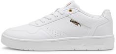 PUMA Court Classic Sneaker Herren puma white-puma gold