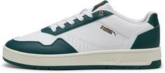 PUMA Court Classic Sneaker Herren puma white-dark myrtle-puma gold