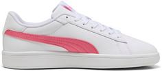 Rückansicht von PUMA Smash 3.0 Sneaker Damen puma white-magic rose