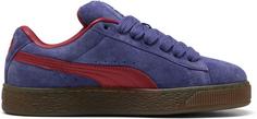 Rückansicht von PUMA Suede XL Sneaker Damen blue crystal-dark crimson-chocolate