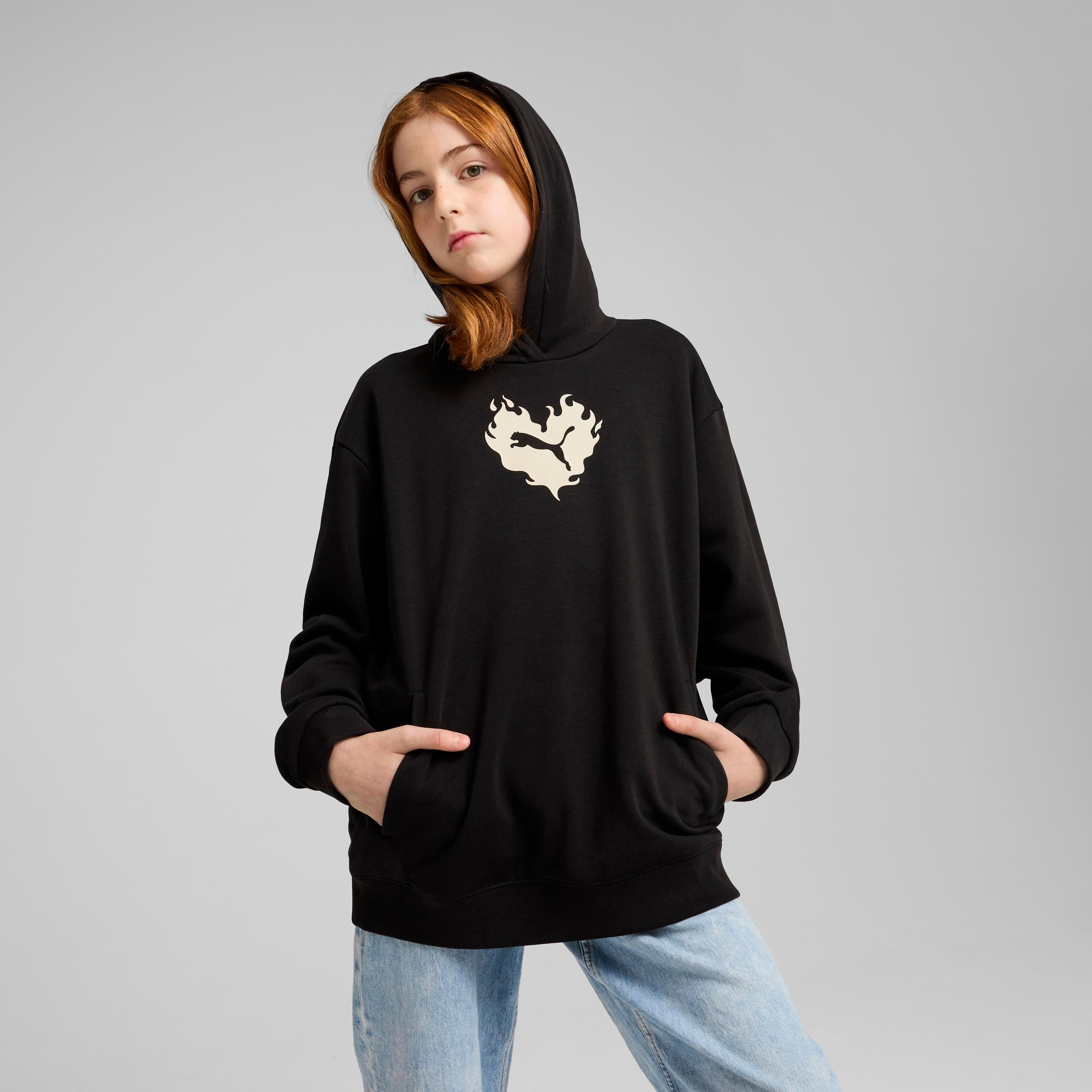 Thumbnail - PUMA FLAMING LOVE Hoodie Mädchen