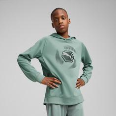 Rückansicht von PUMA ACTIVE SPORTS Hoodie Kinder green moon