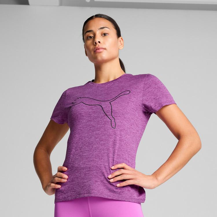 PUMA PUMA Train All Day T-Shirt Damen - wild berry heather - 0 | SportScheck