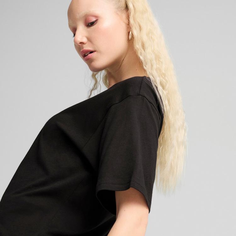 PUMA PUMA Essential Relaxed T-Shirt Damen - puma black - 3 | SportScheck