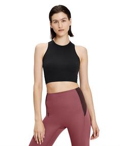 Rückansicht von On Studio Croptop Damen black