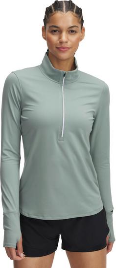 Rückansicht von Under Armour Launch Funktionsshirt Damen silica green