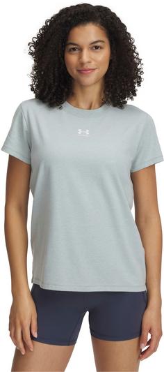 Rückansicht von Under Armour Off Campus Core Funktionsshirt Damen silica green