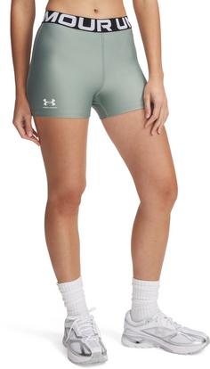 Rückansicht von Under Armour Heatgear Authentics Tights Damen silica green