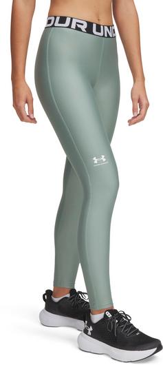 Rückansicht von Under Armour Heatgear Authentics Tights Damen silica green