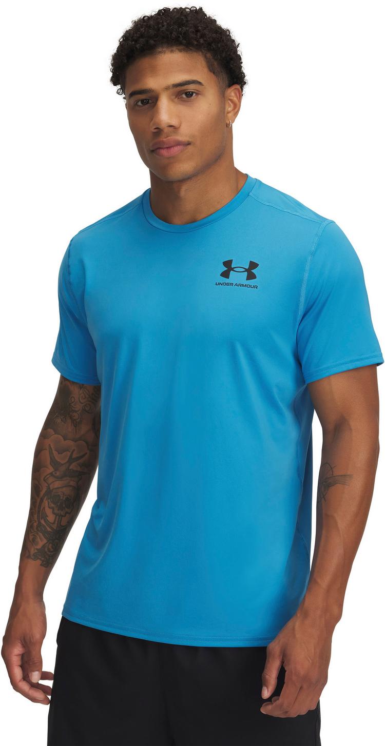 Under Armour Under Armour Heatgear Fitted Funktionsshirt Herren - ether blue - 0 | SportScheck